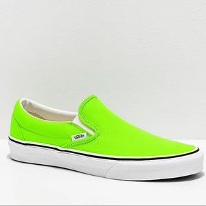 vans lime green